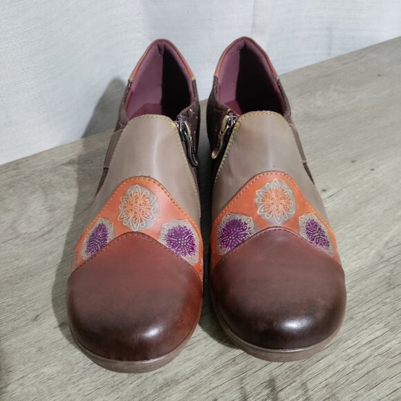 L’Artiste by‎ Spring Step Womens Lata Leather Slip-on Shoes Sz 41 US 9.5-10 - Picture 1 of 12